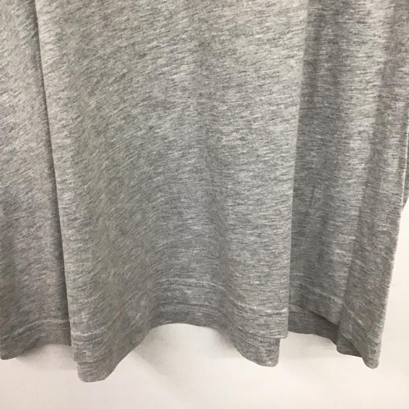 ラコステ LACOSTE Tシャツ 半袖 半袖カットソー プリントTシャツ Vネックカットソー 6 ロゴ、文字 灰 / グレー / メンズ USED 古着 中古 10138749