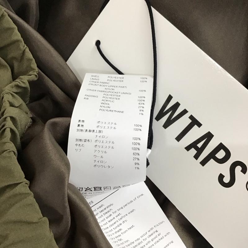 ダブルタップス WTAPS ジャケット、上着 ジャケット、ブレザー 232brdt-jkm06 23AW TTLPULLOVERJACKET ハーフジップ プルオーバー 中綿ジャケット 2 ロゴ、文字 カーキ / カーキ / メンズ USED 古着 中古 10119120