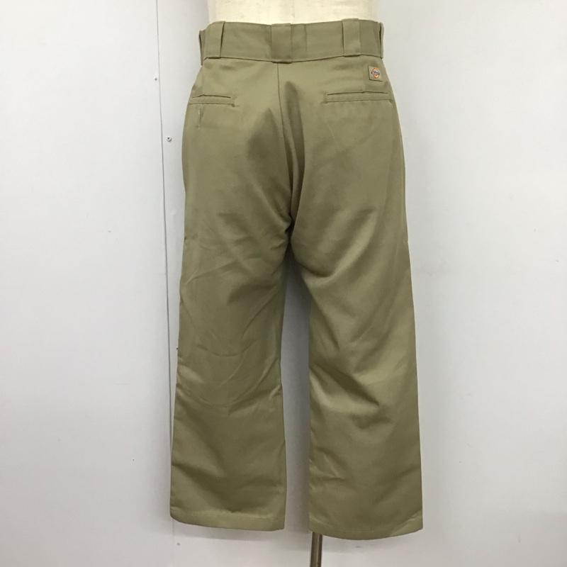 ディッキーズ Dickies パンツ ワークパンツ、ペインターパンツ ワークパンツ ワイドパンツ カジュアルパンツ 33インチ 無地 ベージュ / ベージュ /  メンズ USED 古着 中古 10122751