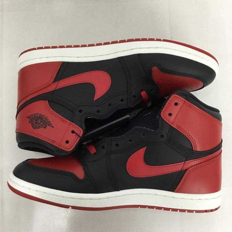 ナイキ NIKE スニーカー スニーカー HV6674-067 AIR JORDAN 1 HIGH 85 28cm 箱有 28.0cm ロゴ、文字 黒 / ブラック / X 赤 / レッド / メンズ USED 古着 中古 10130765