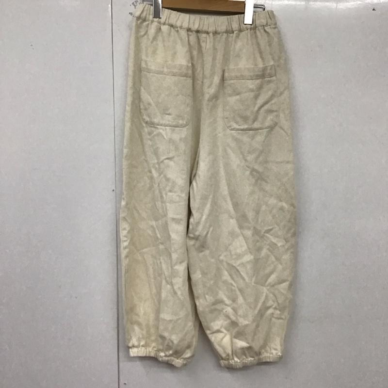 ひより HIYORI ボトムス ボトムス AM-0509 ワイドパンツ FREE 無地 アイボリー / アイボリー / レディース USED 古着 中古 10129615
