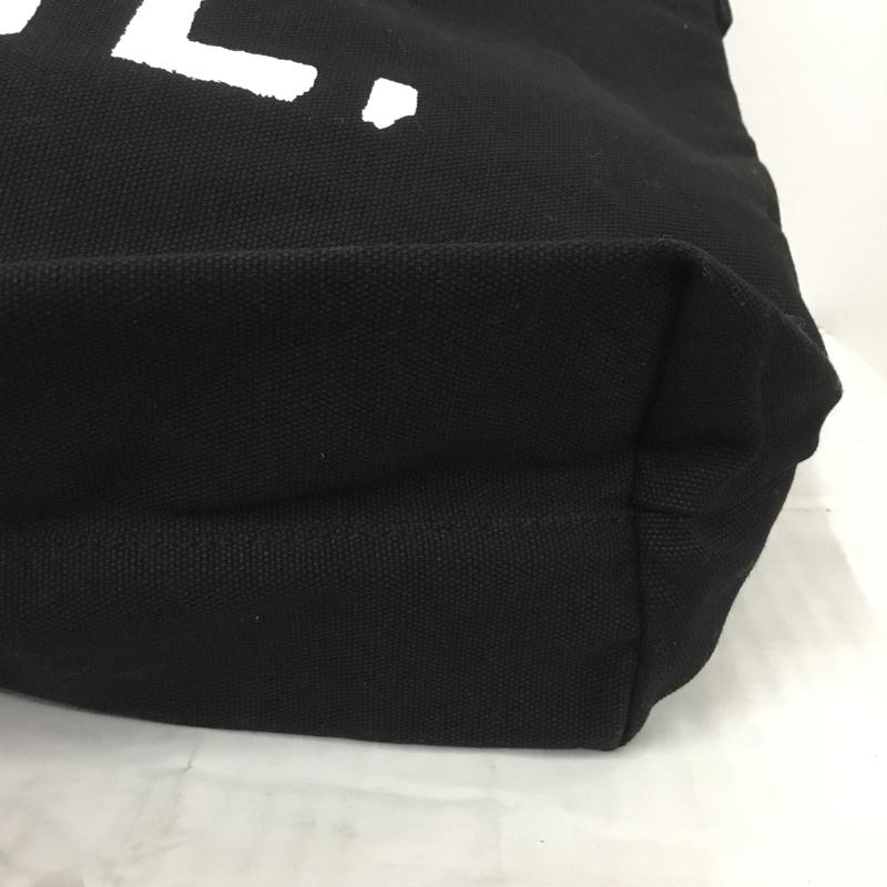 エムエイチエル MHL. ショルダーバッグ ショルダーバッグ キャンバス トート ハンドバッグ 2WAY ロゴ、文字 黒 / ブラック / メンズ USED 古着 中古 10124244