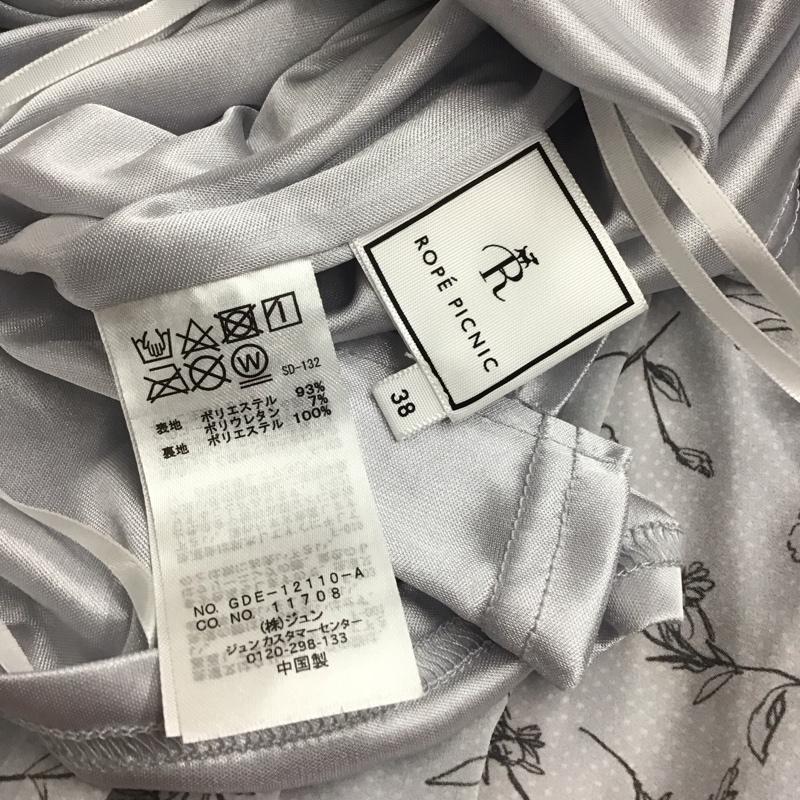 ロペピクニック ROPE PICNIC ワンピース ロングスカート 長袖ロングワンピース フレアスカート 38 総柄 マルチカラー / マルチカラー / レディース USED 古着 中古 10134211