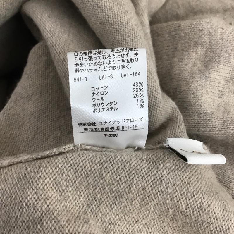 ロク ビューティアンドユース 6BEAUTY&YOUTH ニット、セーター 長袖 8613-199-0064 LOOP TURTLE NECK KNIT 無地 ベージュ / ベージュ /  レディース USED 古着 中古 10107347