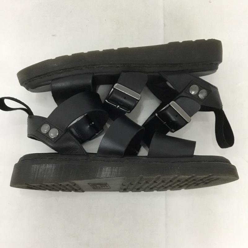 ドクターマーチン Dr.Martens サンダル サンダル レザー UK6 US:7 無地 黒 / ブラック / レディース USED 古着 中古 10131647