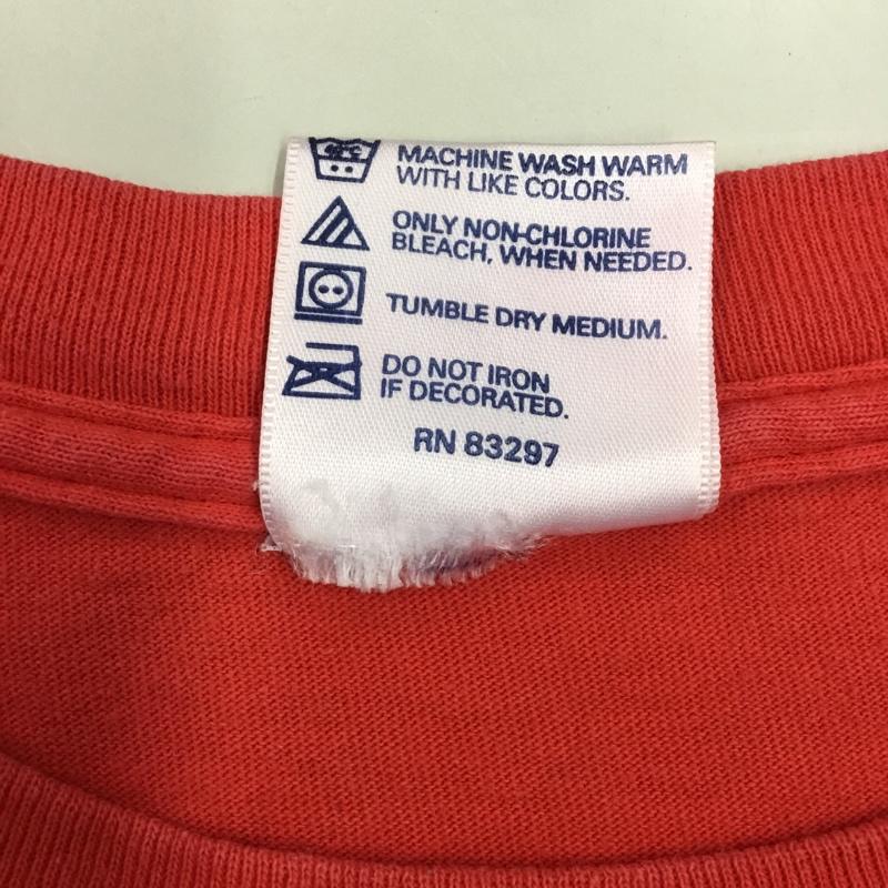 古着 USED Tシャツ 半袖 半袖カットソー プリントTシャツ クルーネックカットソー ヘルタースケルター チャールズマンソン M プリント 赤 / レッド /  メンズ USED 古着 中古 10114139