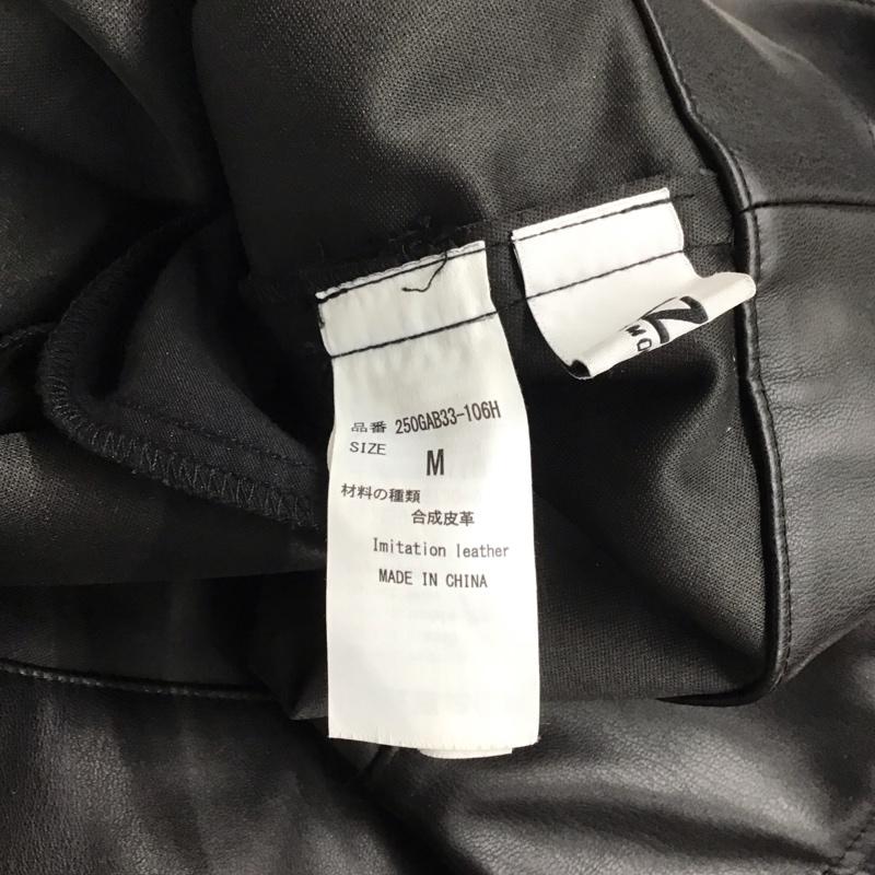 アズールバイマウジー AZUL BY MOUSSY ジャンパースカート ジャンパースカート 250GAB33-106H フェイクレザージップアップジャンパースカート M 無地 黒 / ブラック / レディース USED 古着 中古 10133972