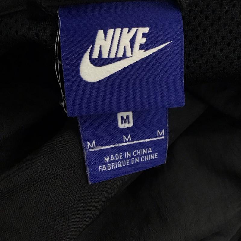 ナイキ NIKE ジャケット、上着 ジャケット、ブレザー 861753-010 カラージャケット ナイロンジャケット スポーツウェア M ロゴ、文字 黒 / ブラック / メンズ USED 古着 中古 10110929