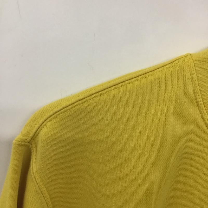 ナイキ NIKE トレーナー 長袖 DM5461-709 スウェット 裏起毛 バックプリント L ロゴ、文字 黄 / イエロー / メンズ USED 古着 中古 10138962