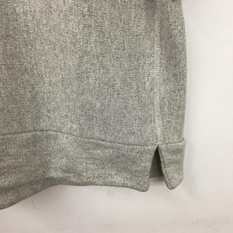 ナチュラルランドリー NATURALLAUNDRY トレーナー 半袖 2 無地 灰 / グレー / レディース USED 古着 中古 10131137