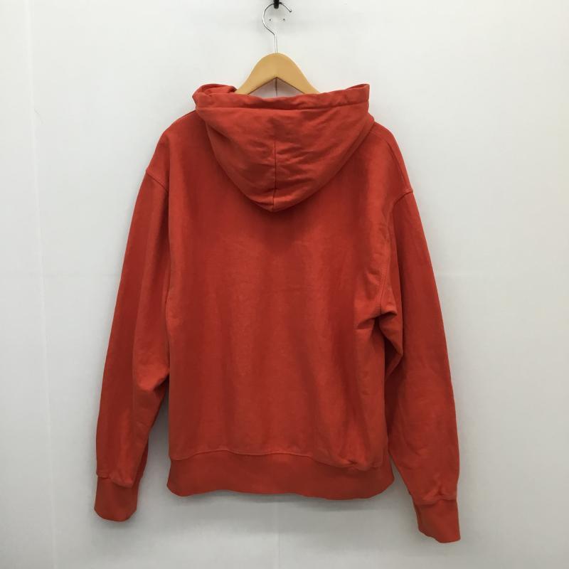 ステューシー STUSSY パーカー 長袖 STUSSY Champion Pigment Dyed Hoodie M ロゴ、文字 橙 / オレンジ / X 紫 / パープル /  メンズ USED 古着 中古 10124620