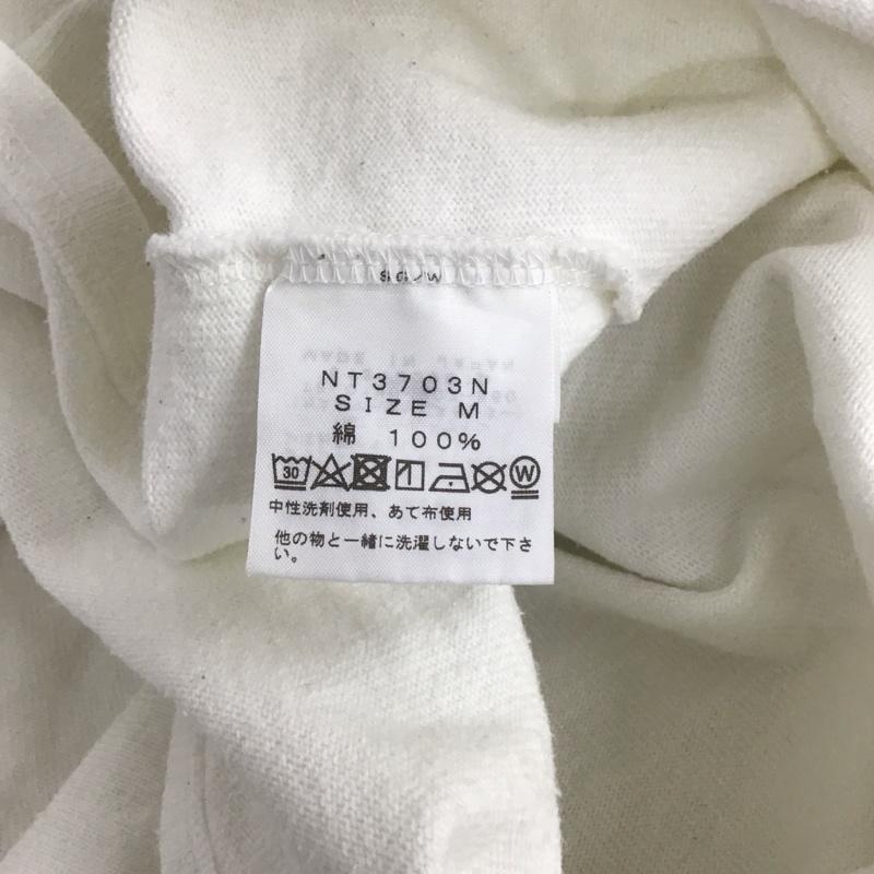 ザ ノースフェイス パープルレーベル THE NORTH FACE PURPLE LABEL カットソー 長袖 長袖カットソー プリントカットソー クルーネック M プリント 白 / ホワイト / メンズ USED 古着 中古 10129651