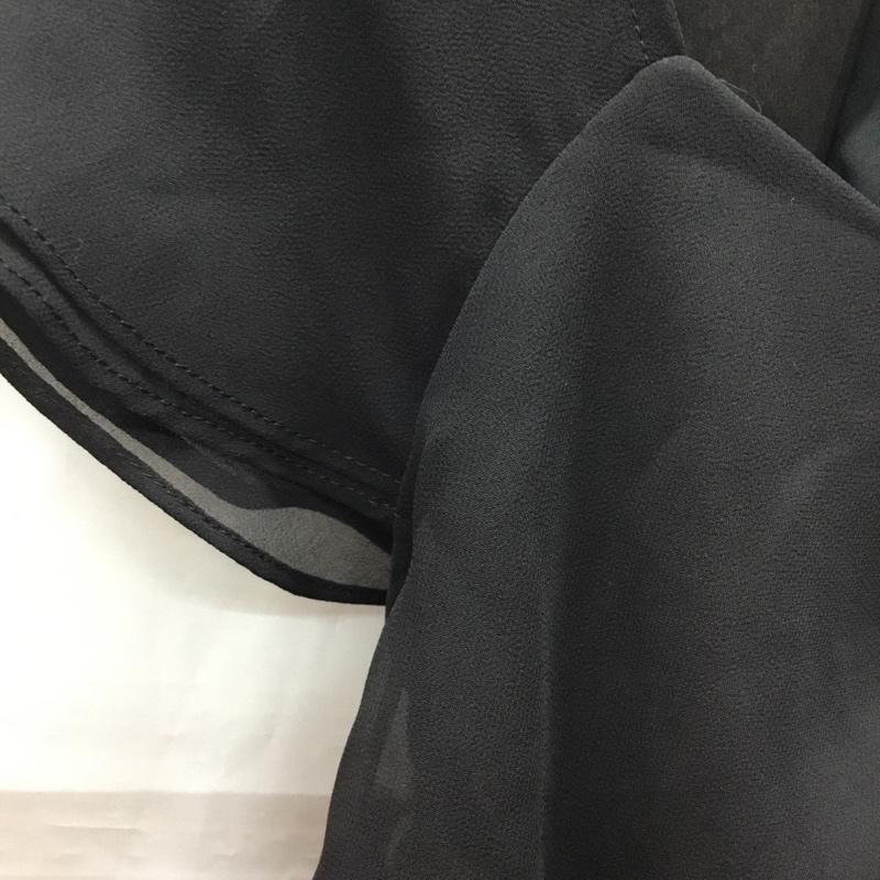 アンタイトル UNTITLED カットソー 半袖 JE153-12590JJ ティアード 2 無地 黒 / ブラック / レディース USED 古着 中古 10118165