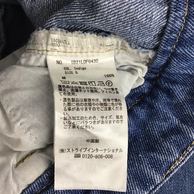 アースミュージックアンドエコロジー earth music&ecology パンツ デニム、ジーンズ S 無地 水色 / ライトブルー / レディース USED 古着 中古 10129867