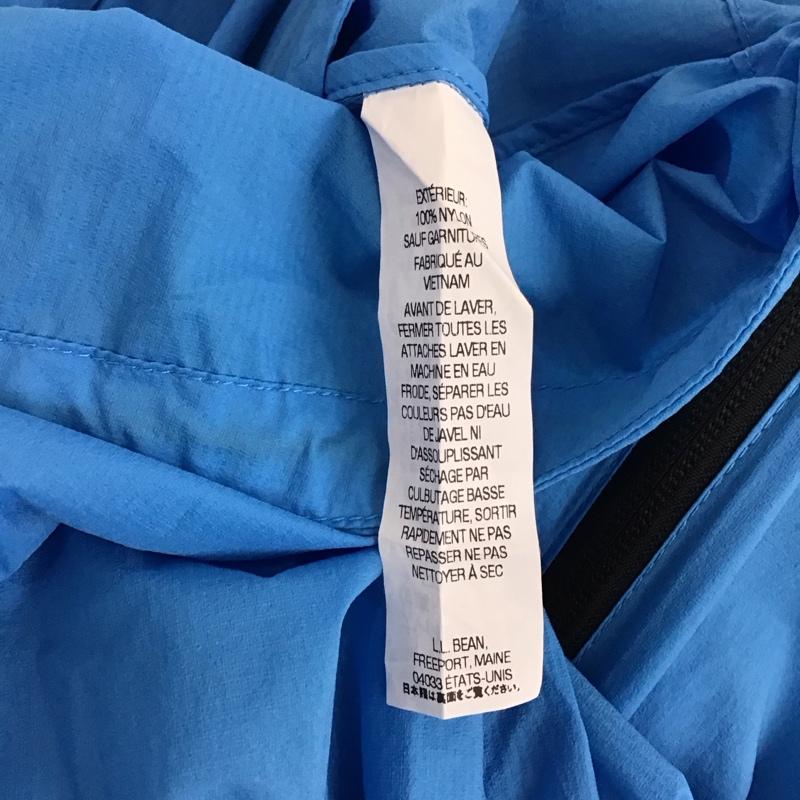 エルエルビーン L.L.Bean ジャケット、上着 ジャンパー、ブルゾン ジップアップジャケット ナイロンジャケット アウター M ロゴ、文字 青 / ブルー / メンズ USED 古着 中古 10131616