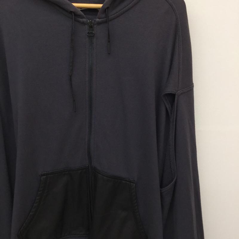 アレキサンダーワン ALEXANDER WANG パーカー 半袖 S 無地 灰 / グレー / メンズ USED 古着 中古 10134386