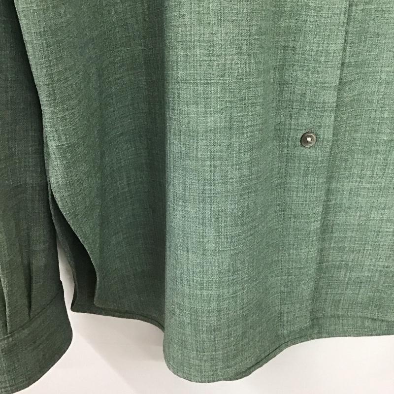 ジーナシス JEANASIS シャツ、ブラウス 長袖 FREE 無地 薄緑 / ライトグリーン / レディース USED 古着 中古 10134655