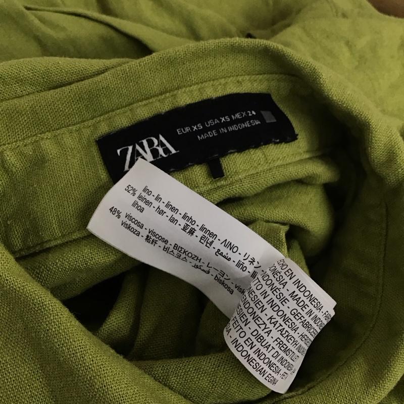 ザラ ZARA セットアップ セットアップ 無地 黄緑 / イエローグリーン / レディース USED 古着 中古 10129629