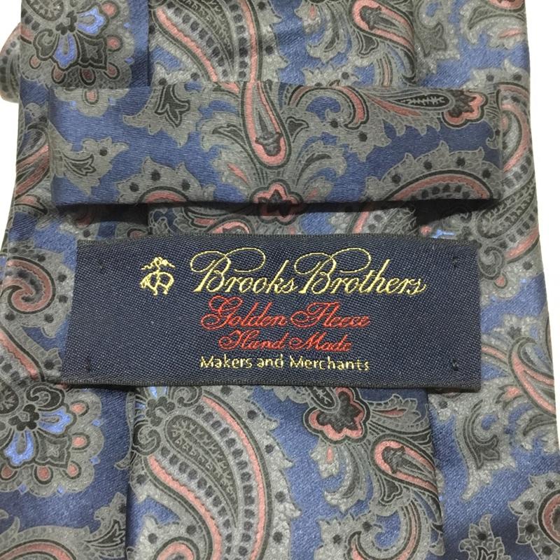 ブルックスブラザーズ BROOKS BROTHERS ネクタイ ネクタイ シルク USA製 ペイズリー 総柄 マルチカラー / マルチカラー / メンズ USED 古着 中古 10113601