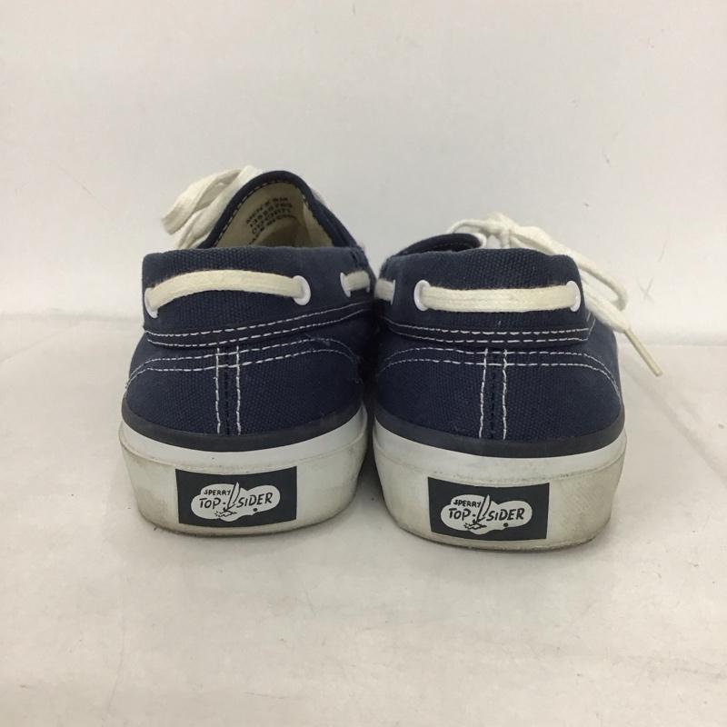 スペリー トップサイダー Sperry Top-Sider カジュアルシューズ カジュアルシューズ 13525763 デッキシューズ 8M 無地 紺 / ネイビー / X 白 / ホワイト / メンズ USED 古着 中古 10132456