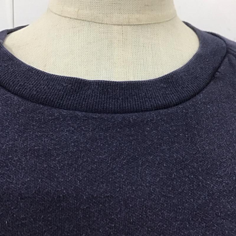 ナイキ NIKE トレーナー 長袖 リメイク スウェット XL ロゴ、文字 紺 / ネイビー / レディース USED 古着 中古 10113663