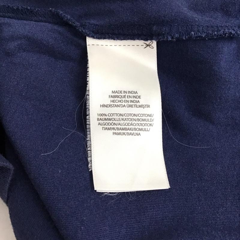 ポロラルフローレン POLO RALPH LAUREN Tシャツ 半袖 半袖カットソー 刺繍Tシャツ クルーネックカットソー M ロゴ、文字 紺 / ネイビー / レディース USED 古着 中古 10149387
