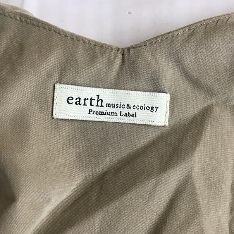 アースミュージックアンドエコロジー earth music&ecology サロペット・オーバーオール サロペット、オーバーオール オールインワン サロペット ノースリーブ FREE 無地 灰 / グレー / レディース USED 古着 中古 10116744