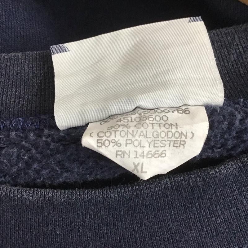 リー Lee トレーナー 長袖 長袖 XL 刺繍 紺 / ネイビー / メンズ USED 古着 中古 10149125