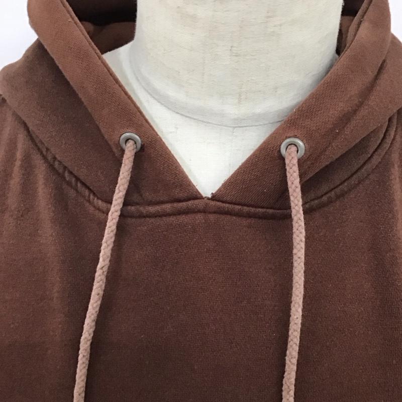 ステューシー STUSSY パーカー 長袖 長袖パーカー プルオーバーパーカー スウェット 00s L ロゴ、文字 茶 / ブラウン /  メンズ USED 古着 中古 10126118