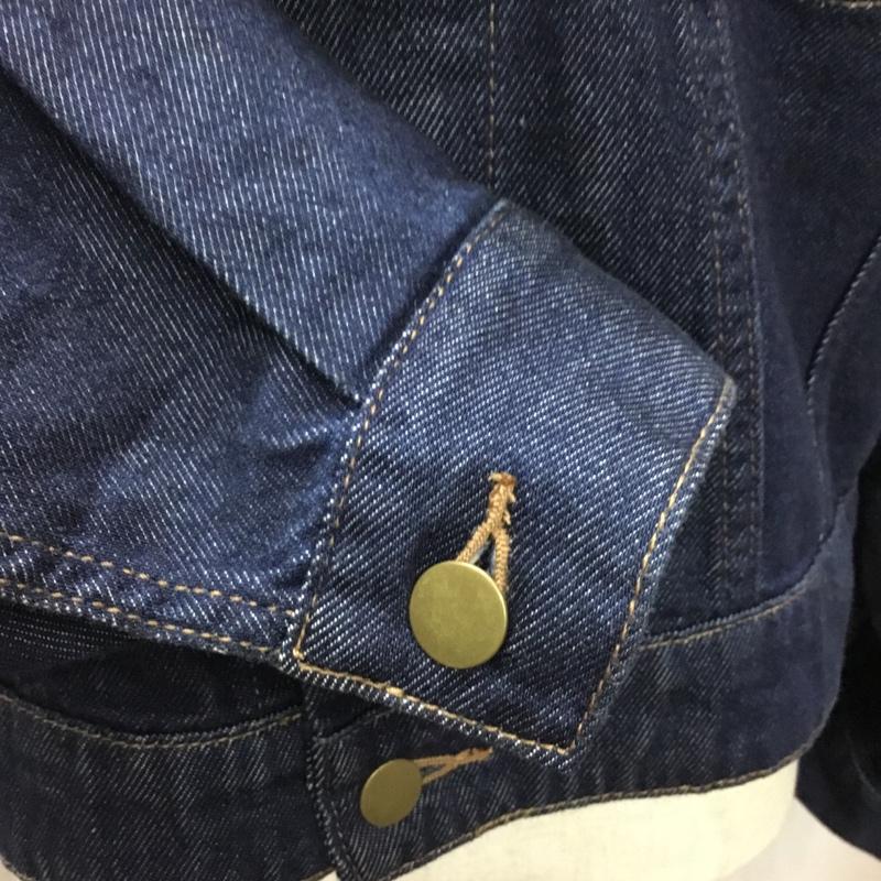 マジェスティックレゴン MAJESTIC LEGON ジャケット、上着 ジャケット、ブレザー 1085070903 バックレースアップGジャン M 無地 インディゴ / インディゴ / レディース USED 古着 中古 10118362