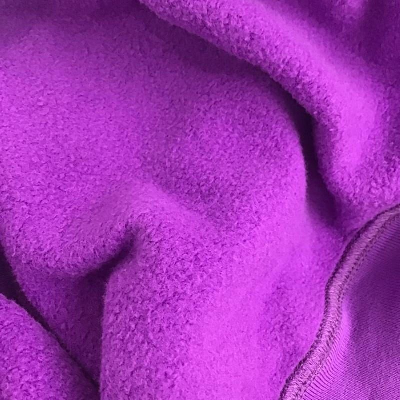チャムス CHUMS ワンピース ロングスカート CH18-1281 ロゴロングパーカー ロングワンピース 裏起毛 M ロゴ、文字 紫 / パープル / レディース USED 古着 中古 10136039