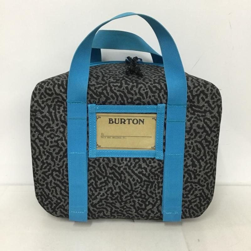 バートン BURTON バッグ バッグ 小物入れ ハンドバッグ 総柄 灰 / グレー / X 青 / ブルー / メンズ USED 古着 中古 10131588
