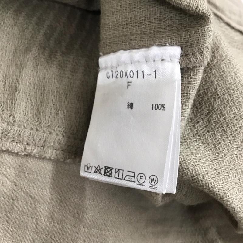 スタディオクリップ studio CLIP ワンピース ロングスカート CT20X011-1 長袖 FREE プリント ベージュ / ベージュ / レディース USED 古着 中古 10112637