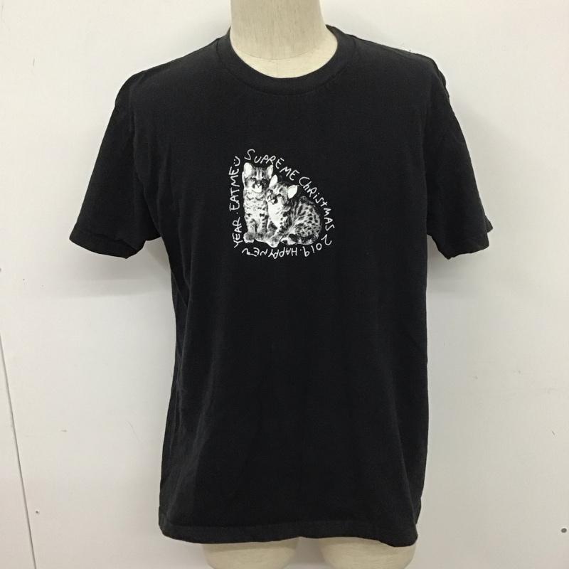 シュプリーム Supreme Tシャツ 半袖 2019クリスマス限定 EatMeTee 半袖カットソー プリントTシャツ M プリント 黒 / ブラック /  メンズ USED 古着 中古 10111142