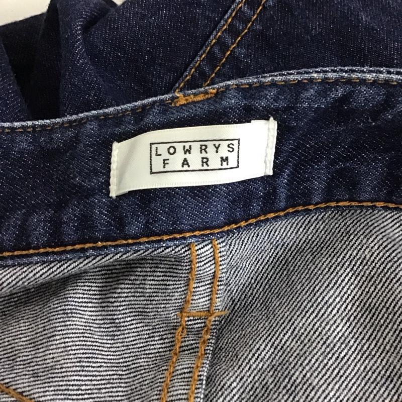 ローリーズファーム LOWRYS FARM パンツ デニム、ジーンズ サイドスリット L 無地 インディゴ / インディゴ / レディース USED 古着 中古 10137210