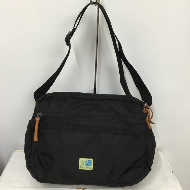 カリマー Karrimor ショルダーバッグ ショルダーバッグ 501114 VTショルダーR ロゴ、文字 黒 / ブラック / メンズ USED 古着 中古 10124243