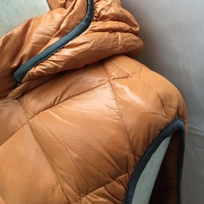 エディーバウアー Eddie Bauer ベスト ベスト ジップアップベスト ダウンベスト ノースリーブカットソー M 無地 橙 / オレンジ / メンズ USED 古着 中古 10110763