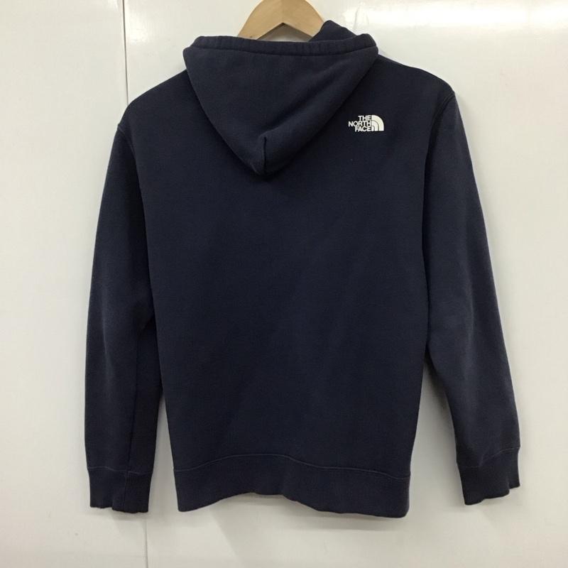 ザノースフェイス THE NORTH FACE パーカー 長袖 NT61502X ジップパーカー S プリント X ロゴ、文字 紺 / ネイビー / メンズ USED 古着 中古 10131417