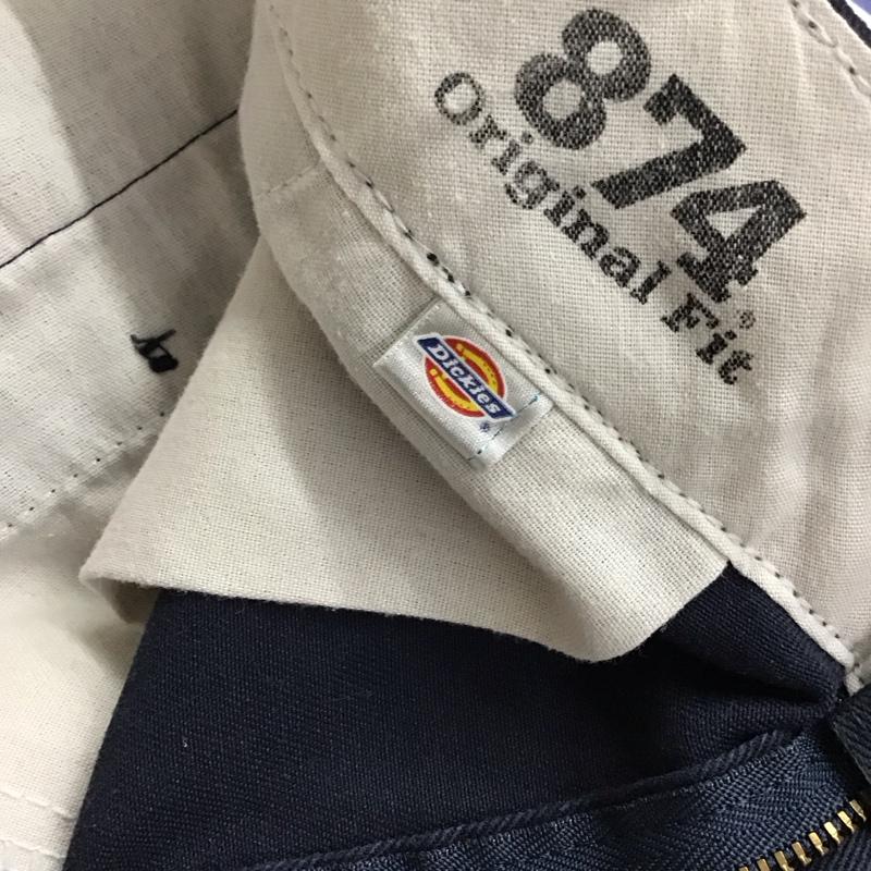 ディッキーズ Dickies パンツ チノパン チノパン カジュアルパンツ ワイドパンツ ストレートパンツ 無地 紺 / ネイビー / メンズ USED 古着 中古 10117669