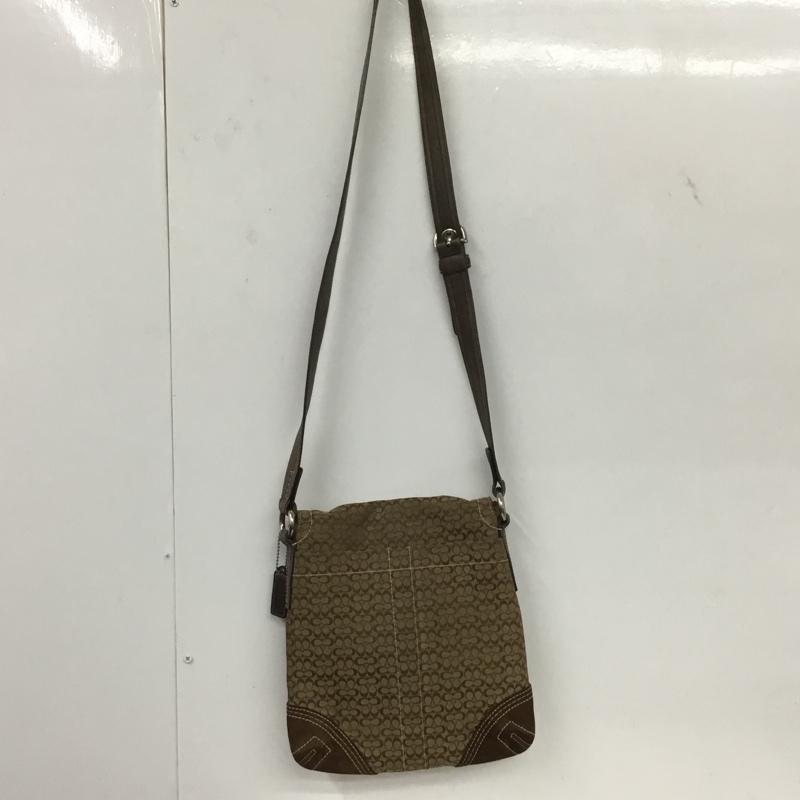 コーチ COACH ショルダーバッグ ショルダーバッグ ミニシグネチャー C05Q 3644 総柄 茶 / ブラウン / レディース USED 古着 中古 10137939