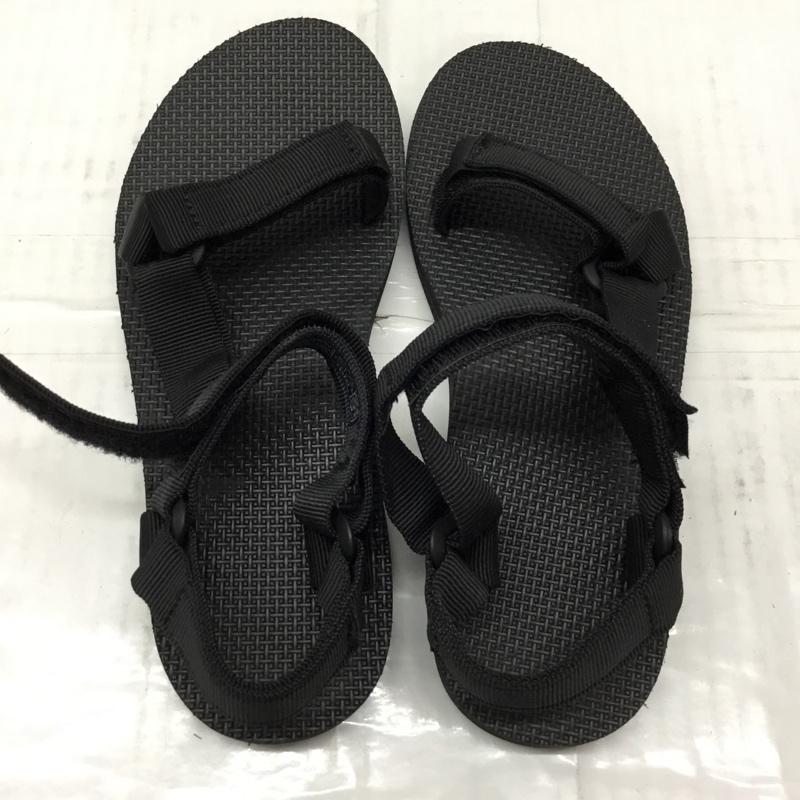 テバ Teva サンダル サンダル 1003987 ORIGINAL UNIVERSAL スポーツサンダル 24cm 24.0cm ロゴ、文字 黒 / ブラック / レディース USED 古着 中古 10106474