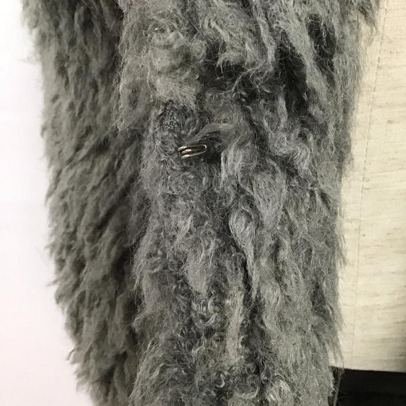 アズールバイマウジー AZUL BY MOUSSY ベスト ベスト 250CAA80-390H POODLE FUR VEST M 無地 灰 / グレー / レディース USED 古着 中古 10126639