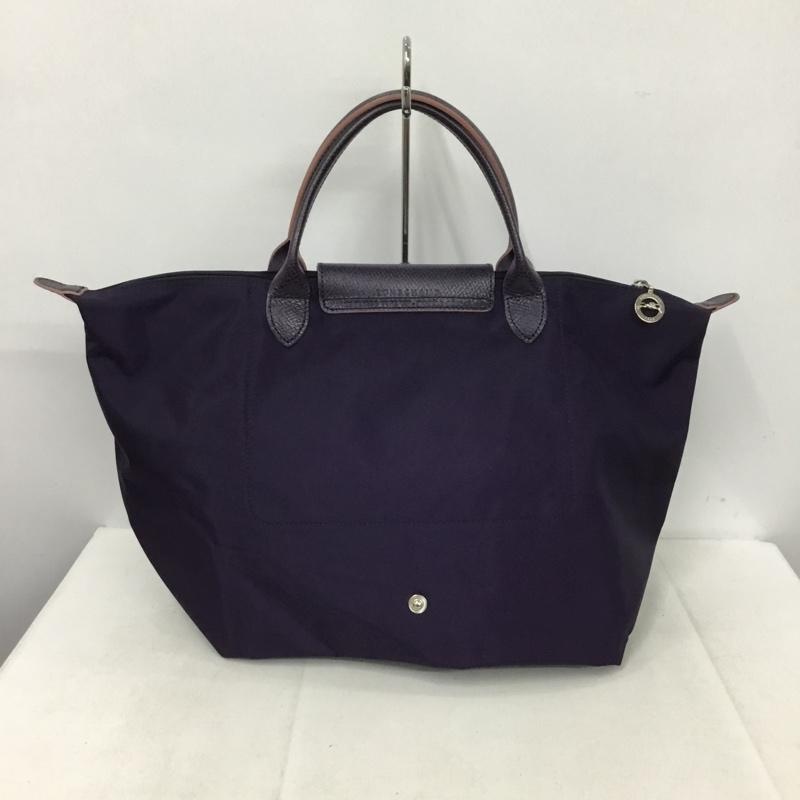 ロンシャン LONGCHAMP トートバッグ トートバッグ 折り畳み ワンポイント 紫 / パープル / レディース USED 古着 中古 10137431