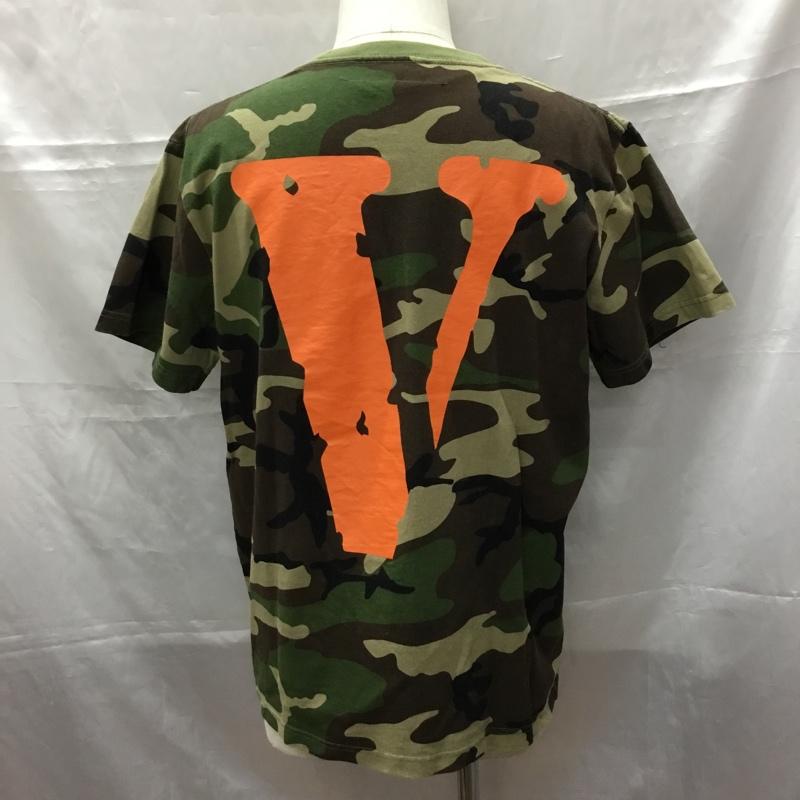 ヴィーロン VLONE Tシャツ 半袖 半袖カットソー プリントTシャツ クルーネックカットソー M カモフラージュ柄・迷彩 マルチカラー / マルチカラー /  メンズ USED 古着 中古 10109326