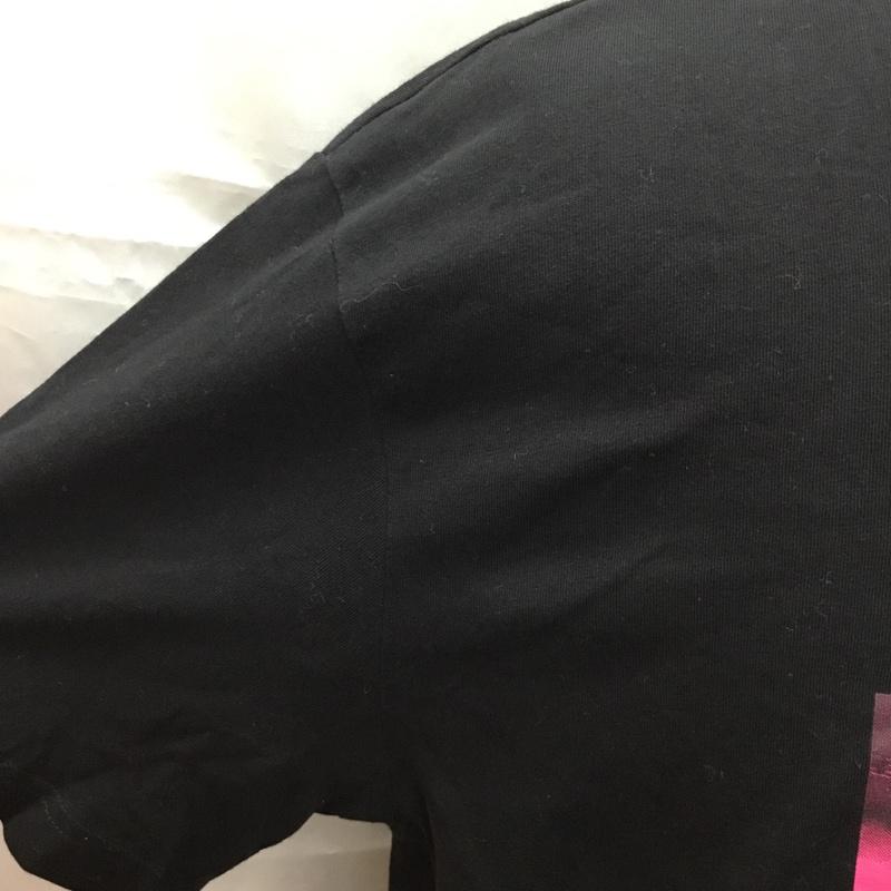 ディーゼル DIESEL Tシャツ 半袖 半袖カットソー プリントTシャツ クルーネックカットソー XXL プリント 黒 / ブラック /  メンズ USED 古着 中古 10109361
