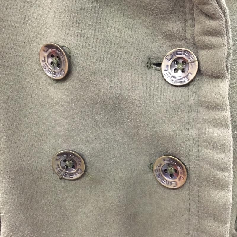 ディーゼル DIESEL ベスト ベスト 裏起毛 XS 無地 カーキ / カーキ / レディース USED 古着 中古 10118166