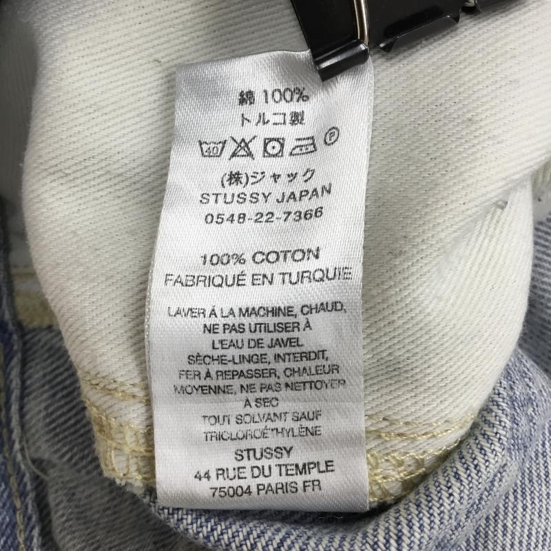 ステューシー STUSSY パンツ デニム、ジーンズ ステューシー デニム 34インチ ロゴ、文字 青 / ブルー /  メンズ USED 古着 中古 10122730