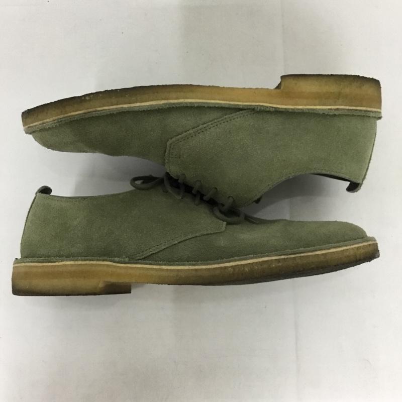 クラークス Clarks カジュアルシューズ カジュアルシューズ DESERT LONDON UK7 US8 US:8 無地 カーキ / カーキ / メンズ USED 古着 中古 10130411