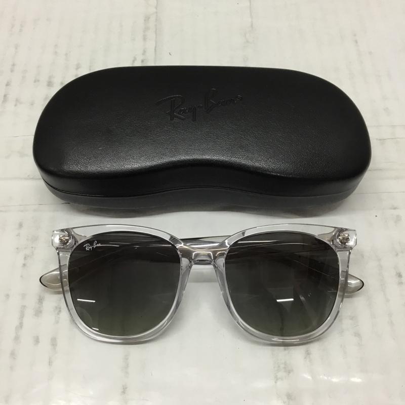 レイバン Ray-Ban めがね・サングラス サングラス RB4379D 659811 スクエア ケース付き ロゴ、文字 灰 / グレー / メンズ USED 古着 中古 10106663