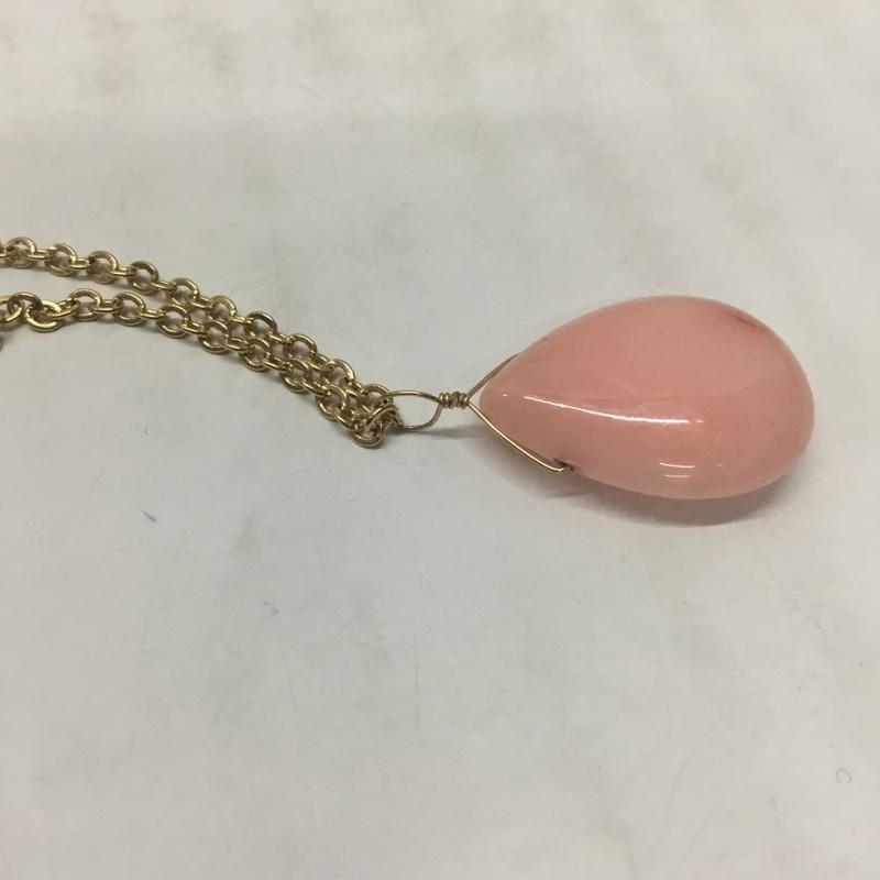 ビューティアンドユースユナイテッドアローズ BEAUTY&YOUTH UNITED ARROWS アクセサリー ネックレス、ペンダント 桃 / ピンク / X 金 / ゴールド / レディース USED 古着 中古 10114216